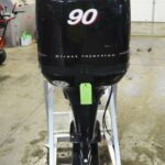 2008 Mercury 90hp 2 Stroke Tiller Long-shaft outboard motor - Image 2