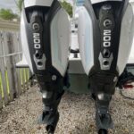 Pair 2017 Evinrude Etec G2 200hp 2 Stroke Outboard Motors - Image 2
