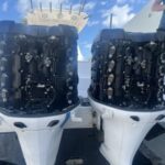 2012 PAIR YAMAHA 350HP 4 STROKE OUTBOARD MOTORS WITH 30″ SHAFTS - Image 2