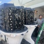 2012 PAIR YAMAHA 350HP 4 STROKE OUTBOARD MOTORS WITH 30″ SHAFTS - Image 3