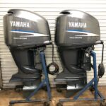 Twin 2007 Yamaha 250hp 4-Stroke 25-Shaft Outboard Motor - Image 4
