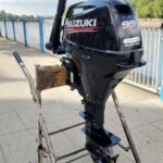 2012 Suzuki 9.9hp 4 Stroke 15” Outboard Motor - Image 2
