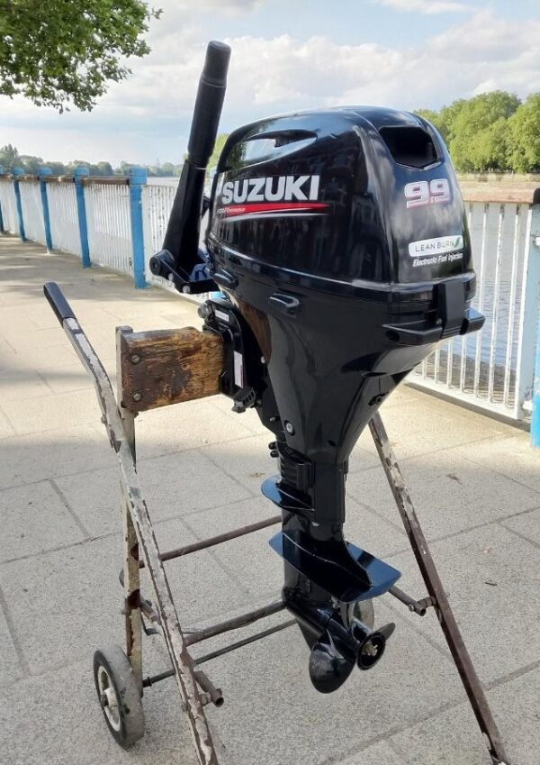 2012 Suzuki 9.9hp 4 Stroke 15” Outboard Motor - Image 2