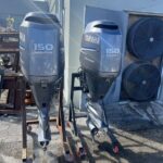 Twin 2010 Used Yamaha 150hp 4 Stroke 25” Outboard Motor