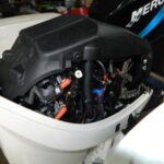 Pair Evinrude 115hp Etec 4 Stroke Outboard Motors - Image 4