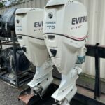 Twin 2011 Evinrude Etec 175HP 2 Stroke 25-Shaft Outboard-Engines