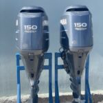 Twin 2011 Yamaha 150hp-4-Stroke 25” Outboard Motor
