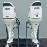 Used Pair 2015 Suzuki 140hp 4 Stroke 25” Outboard Motors - Image 2
