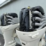 Used Pair 2015 Suzuki 140hp 4 Stroke 25” Outboard Motors - Image 3