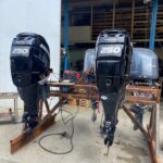 Pair 2007 Mercury 250xl 250hp Verado 4-Stroke Outboard Motor
