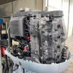 Pair 2008 Honda BF130HP 4-Stroke 25” Outboard Motor - Image 4