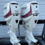 Twin 2014 Evinrude-Etec 150HP 2-Stroke-25-Shaft Outboard Engine - Image 2