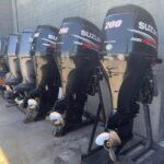 Pair 2010 Suzuki 200hp 4 Stroke 25” Outboard Motor