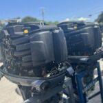PAIR OF 2009 YAMAHA 225HP 4 STROKE OUTBOARD MOTORS WITH 25″ SHAFTS - Image 3