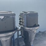 PAIR OF 2009 YAMAHA 225HP 4 STROKE OUTBOARD MOTORS WITH 25″ SHAFTS - Image 2