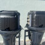 PAIR OF 2010 YAMAHA 225HP 4 STROKE OUTBOARD MOTORS WITH 25″ SHAFTS - Image 4