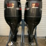 Pair 2010 Suzuki 250hp 4 Stroke 25” Outboard Motor
