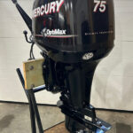 Used Mercury 75hp Optimax 2 Stroke Outboard Motor with Handle