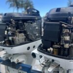 Pair 2010 Suzuki 300hp 4 Stroke 25 shaft Outboard Motor - Image 4