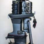 Used 1987 Yamaha Pro V150HP (PROV150LH) Complete Outboard Unit w/ 20″ Driveshaft - Image 4