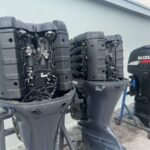 2013 PAIR YAMAHA 350HP 4 STROKE OUTBOARD MOTORS WITH 25″ SHAFTS - Image 3