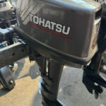 2005 TOHATSU 9.8HP 2 Stroke Manual Pull Start Long Shaft Tiller - Image 3