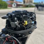 2013 Suzuki 20hp 4-Stroke 15” outboard motor with handle - Image 4