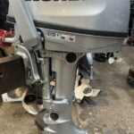 2017 HONDA 5HP 4 STROKE Short Shaft 4 Stroke Outboard Tiller Control BF5A