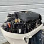 2006 Evinrude Etec 60HP Outboard Engine 2 Stroke 20″ Shaft With Rigging - Image 4