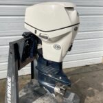 2006 Evinrude Etec 60HP Outboard Engine 2 Stroke 20″ Shaft With Rigging - Image 2