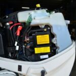 2010 Evinrude 90hp E-TEC 2 Stroke 25in-Tiller-Outboard Motor - Image 4