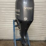 2017 Yamaha 200hp inline 4 stroke EFI motor 25” inch shaft length - Image 2