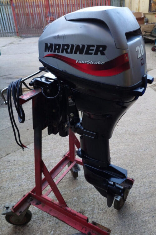 2012 Mariner 20hp outboard 4 stroke Remote control long shaft power tilt