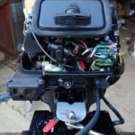 2012 Mariner 20hp outboard 4 stroke Remote control long shaft power tilt - Image 3