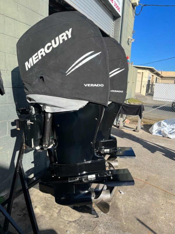 Pair 2013 Mercury 300hp Verado 4 Stroke Outboard Motor - Image 2
