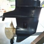 2010 Yamaha 25hp 4-stroke long-shaft outboard motor - Image 4