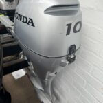 2011 HONDA 10HP 4 STROKE Manual Start Short Shaft Tiller Outboard 12L Tank