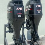 Pair 2014 Suzuki 175hp 4-Stroke 25” Outboard Motor - Image 2