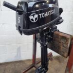 TOHATSU 5HP Long Shaft 4 Stroke Outboard 2019 Serviced 12L Tank