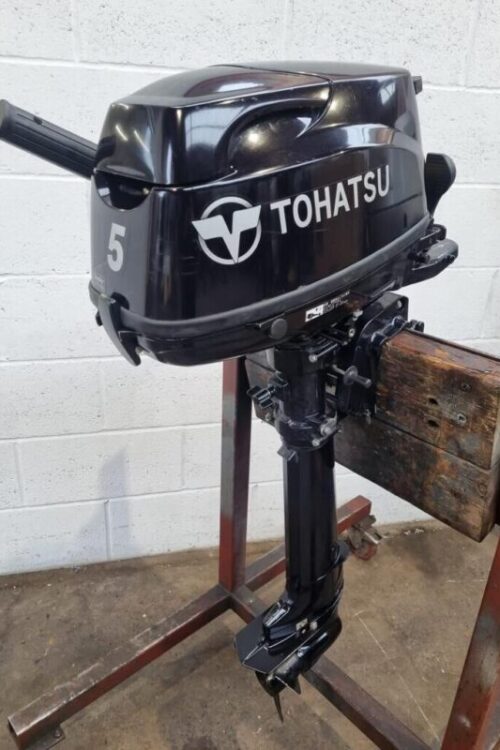 TOHATSU 5HP Long Shaft 4 Stroke Outboard 2019 Serviced 12L Tank