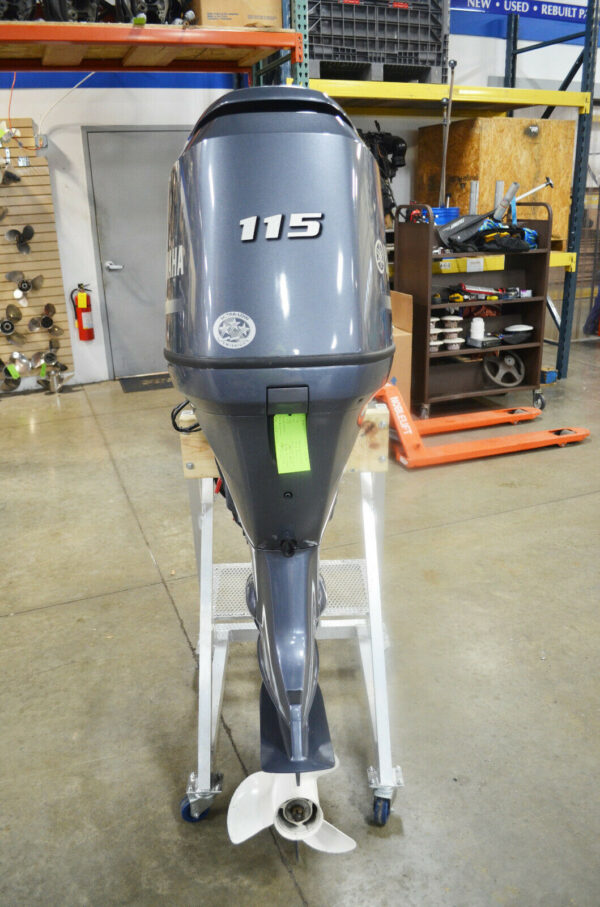 2014 Yamaha F115 115hp 4 Stroke 20” Outboard Motor - Image 2