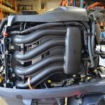 2014 Yamaha T50 high thrust 4stroke 20in remote Outboard Motor - Image 4