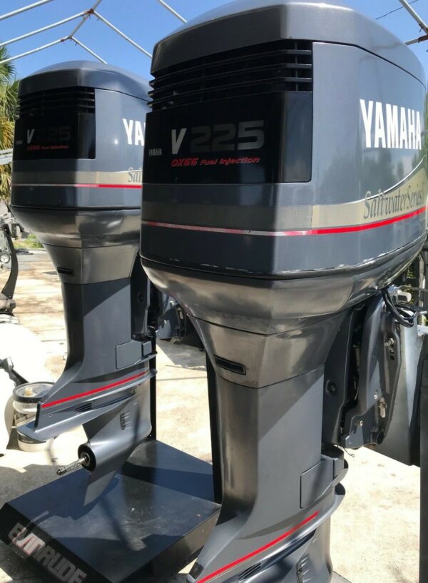 Pair-Yamaha 0X66 Efi 225Hp 25 Shaft Outboard Motor - Image 2