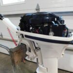 Johnson 15hp 2 Stroke Outboard Motor with Tiller Handle - Image 4
