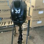 New Tohatsu 20 Hp 4 Stroke Outboard Manual Start Long Shaft Tiller