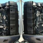 Pair 2015 Yamaha 350HP V8 4-Stroke 25-shaft outboard motors - Image 3