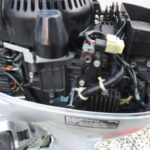 Used 2014 Honda 20hp 4 Stroke 20 shaft Outboard Motor - Image 4
